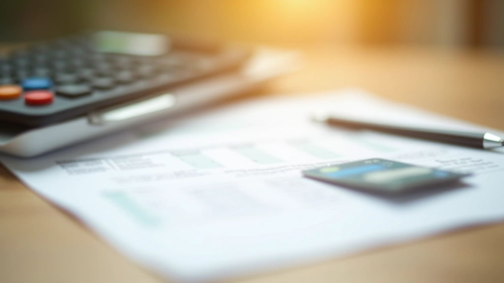 Kreditní karty a bankovní výpisy na pracovním stole, finanční správa