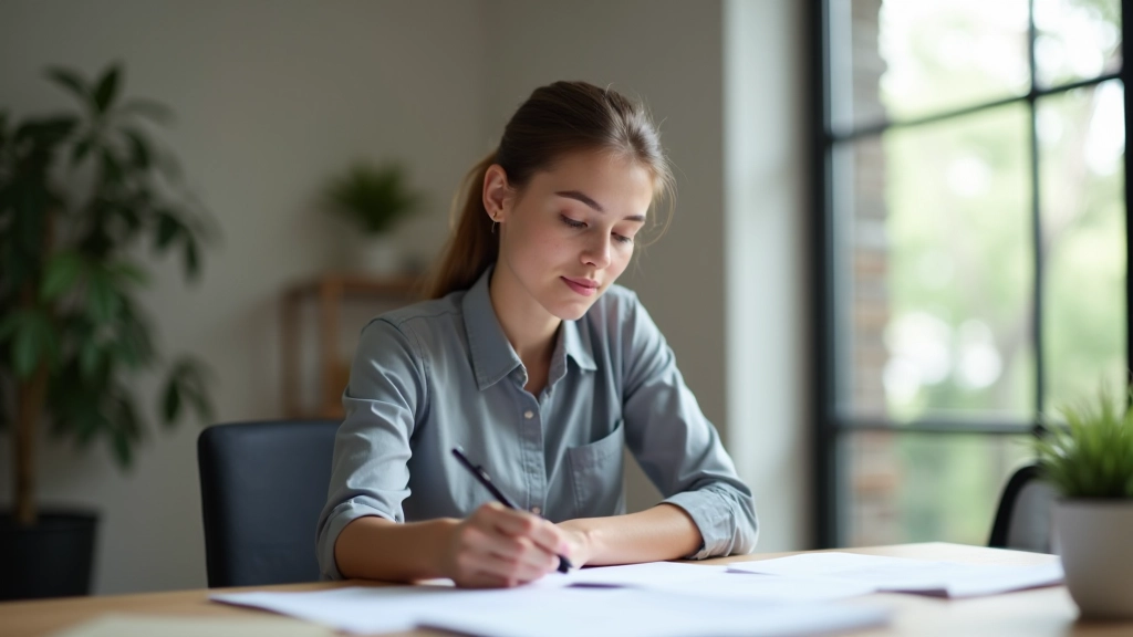 Žena plánuje svůj nouzový fond